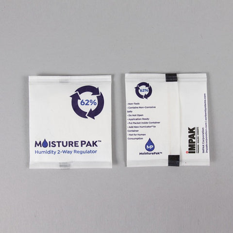 MoisturePak™ 62% RH 2-Way Humidity Control Packs, Size 4 (6/case)