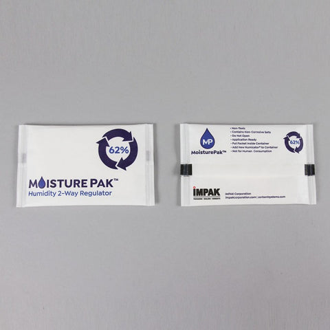 MoisturePak™ 62% RH 2-Way Humidity Control Packs, Size 8 (6/case)
