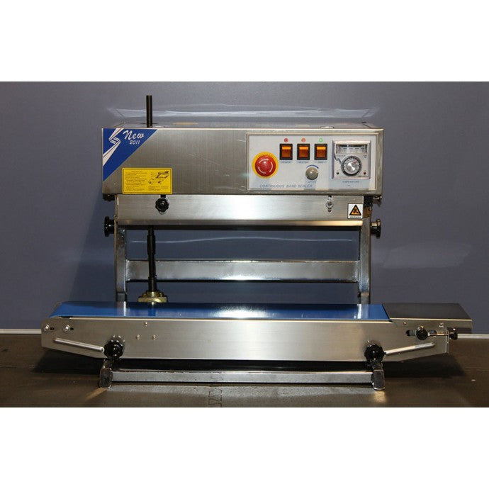RSV1525SS - STAINLESS STEEL VERTICAL TABLETOP BAND SEALER RSV1525SS - STAINLESS STEEL VERTICAL TABLETOP BAND SEALER