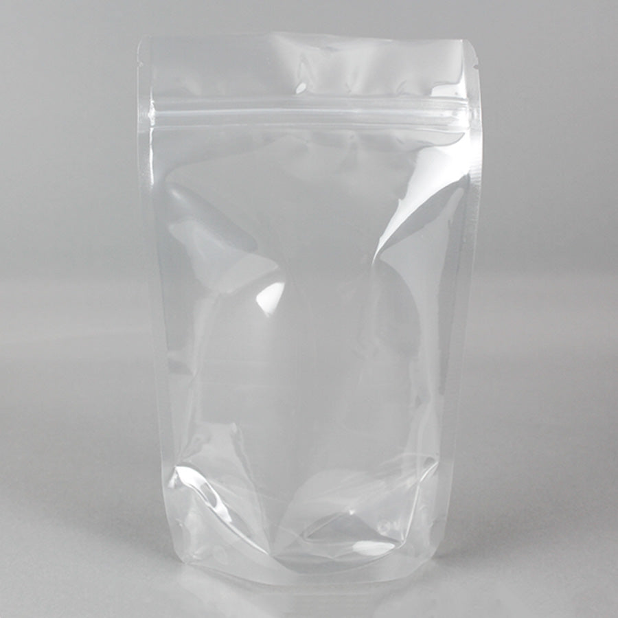 SQUARE BAG SILVER/CLEAR STAND UP 5.5” X 5.25” X 2” (1000/CASE