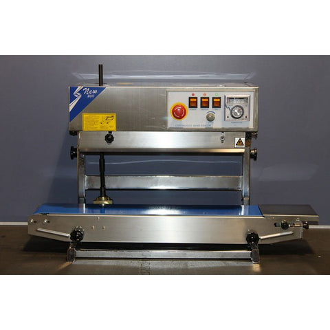 RSV1525SS - STAINLESS STEEL VERTICAL TABLETOP BAND SEALER